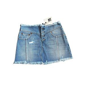 SER.O.YA KEENAN SKIRTS, 4 BOTTONS, , MINI SKIRT, SIZE 24